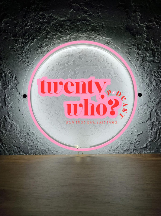 Custom Acrylic Backlit Sign for Kayla